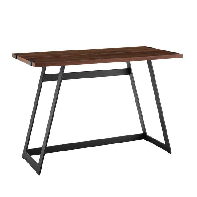 112Cm W Rectangular Writing Desk Borough Wharf Colour: Dark Walnut on Productcaster.