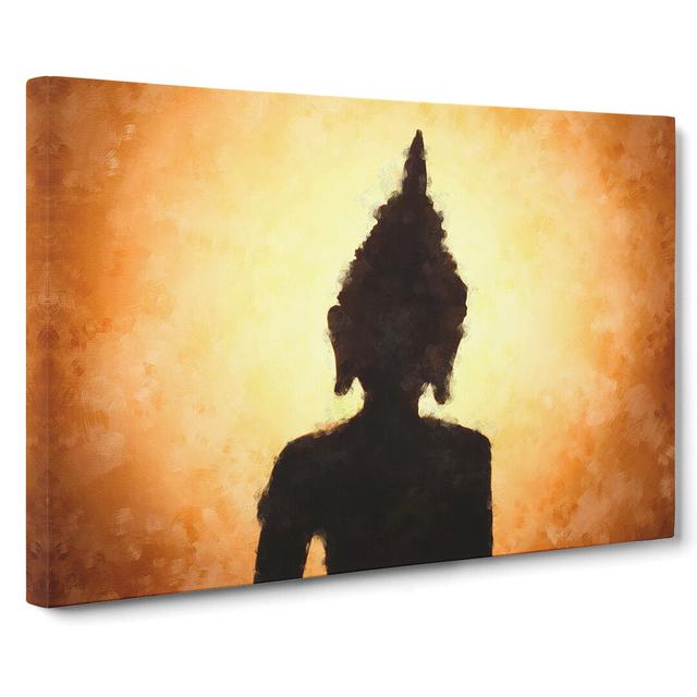 Buddha Statue Vol.4 - Wrapped Canvas Graphic Art East Urban Home Size: 50cm H x 76cm W x 3cm D on Productcaster.