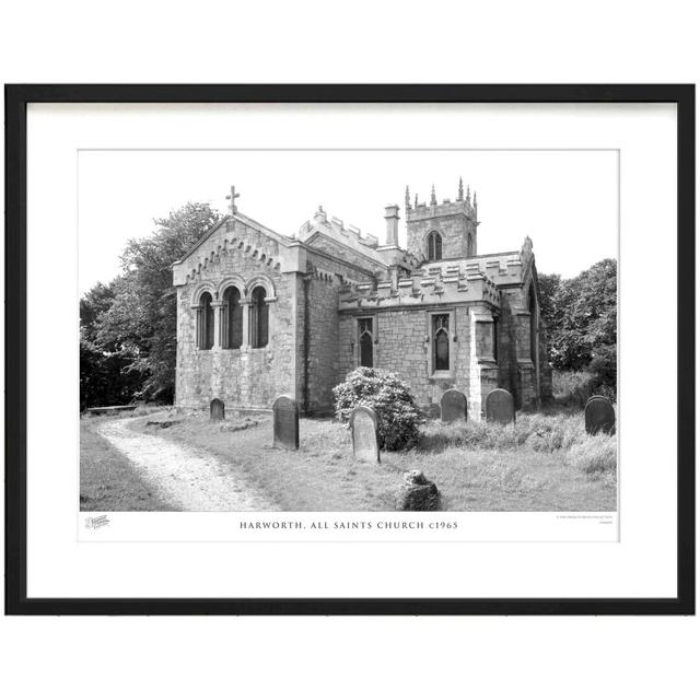 'Harworth, All Saints Church C1965' - Picture Frame Photograph Print on Paper The Francis Frith Collection Size: 60cm H x 80cm W x 2.3cm D on Productcaster.