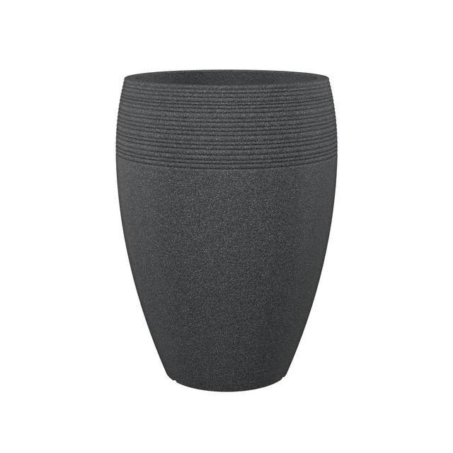 Lineo Plant Pot Scheurich Colour: Black, Size: 64cm H x 47cm W x 47cm D on Productcaster.