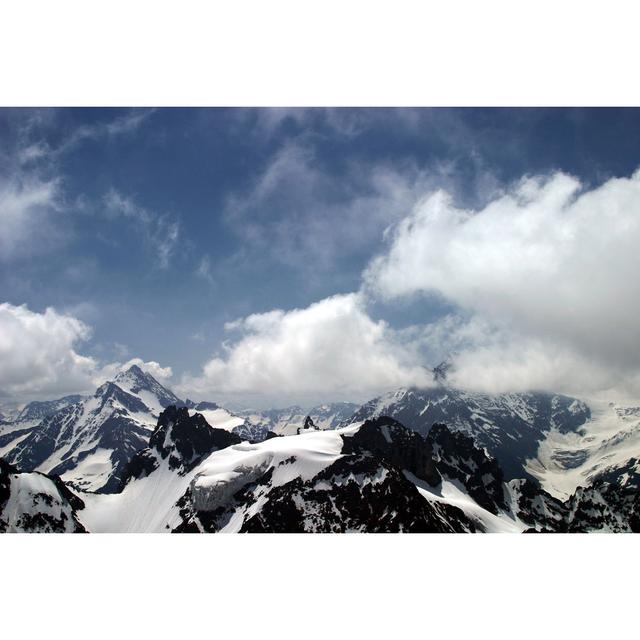 Cortinas Above The Swiss Alps - Print Alpen Home Size: 51cm H x 76cm W x 3.8cm D on Productcaster.