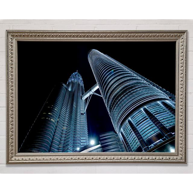 Building Towers - Print Ebern Designs Size: 42cm H x 59.7cm W x 3cm D on Productcaster.