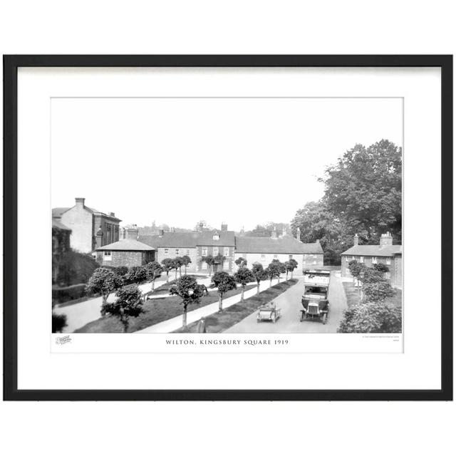 Wilton, Kingsbury Square 1919 - Single Picture Frame Print The Francis Frith Collection Size: 60cm H x 80cm W x 2.3cm D on Productcaster.