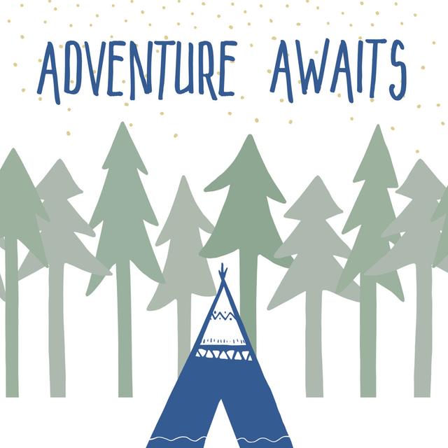 Adventure Trees - Wrapped Canvas Graphic Art Alpen Home Size: 30cm H x 30cm W x 3.8cm D on Productcaster.