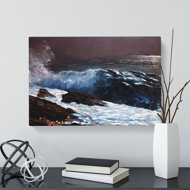 Sunlight on the Coast by Winslow Homer - Wrapped Canvas Painting East Urban Home Size: 35cm H x 50cm W x 3cm D on Productcaster.