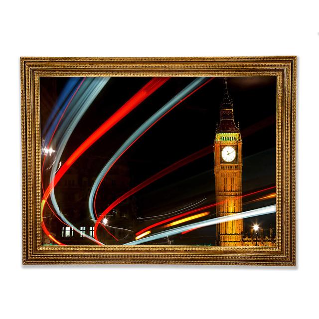 England London Big Ben Framed Print Ivy Bronx Size: 29.1cm H x 42cm W x 3cm D on Productcaster.