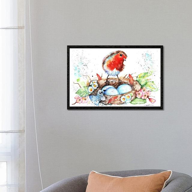 Robin''s Nest Rosalind Wheeler Format: Black Framed Canvas, Size: 45.72cm H x 66.04cm W x 3.81cm D on Productcaster.