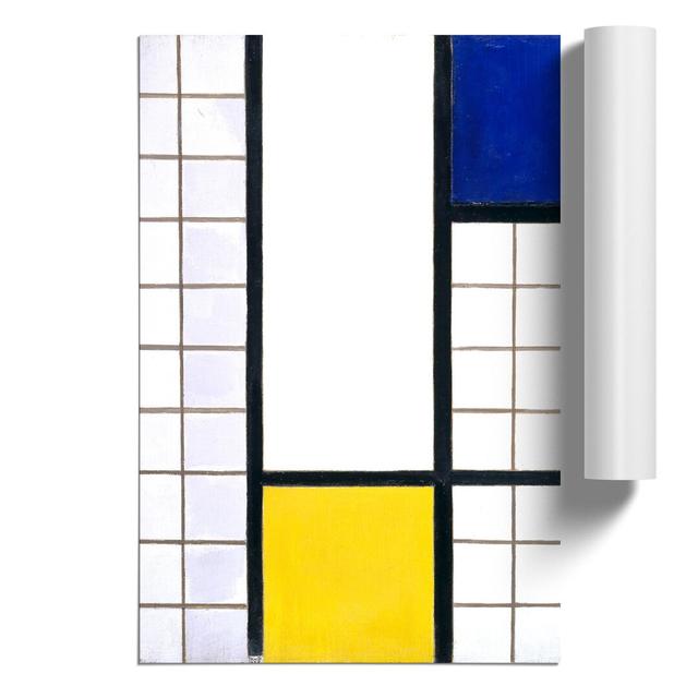 Composition Vol.4 by Theo Van Doesburg - Unframed Painting East Urban Home Size: 59cm H x 42cm W x 0.1cm D on Productcaster.