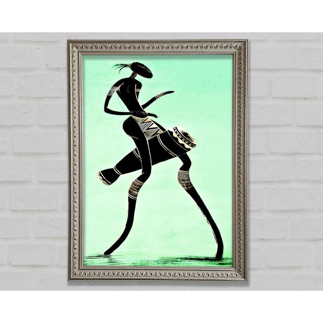 African Tribal Dancer - Single Picture Frame Art Prints Bright Star Size: 29.7cm H x 21cm W on Productcaster.