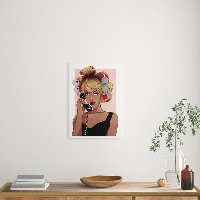 Fashion Soda Can Glam Red Graphic Art Print East Urban Home Size: 66cm H x 46cm W x 1cm D, Format: Picture Frame on Productcaster.