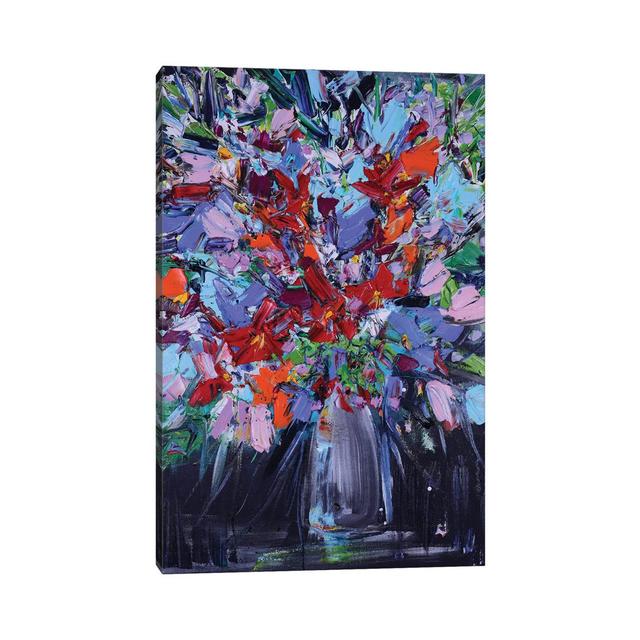 Kimberly's Flowers by Shalimar Legaspi - Wrapped Canvas Gallery-Wrapped Canvas Giclée ClassicLiving Size: 45.72cm H x 30.48cm W x 1.91cm D on Productcaster.