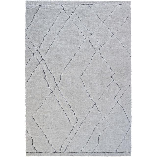 Bovingdon Grey Area Rug Gracie Oaks Rug Size: Rectangle 133 x 195cm on Productcaster.