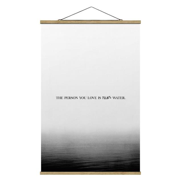 Lyrical Landscapes - Love - Typography Print Maturi Size: 150cm H x 100cm W x 0.3cm D on Productcaster.