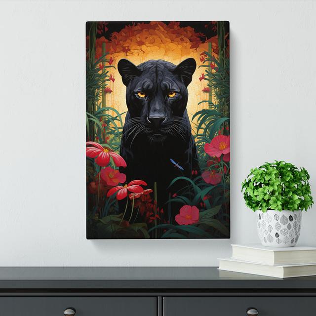 Panther - No Frame Print Latitude Vive Size: 60cm H x 40cm W x 3cm D on Productcaster.