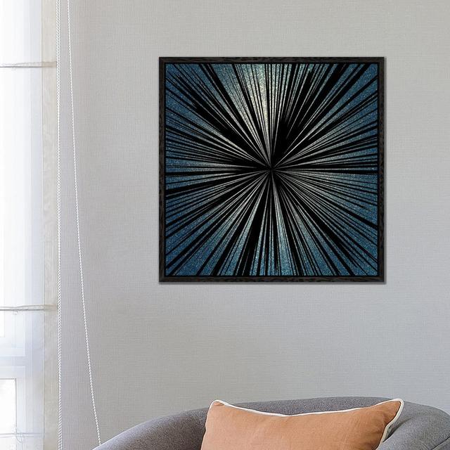 Burst I by Kimberly Allen - Graphic Art on Canvas Ivy Bronx Format: Black Floater Frame, Size: 66.04cm H x 66.04cm W x 3.81cm D on Productcaster.