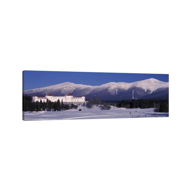 Hotel Near Snow Covered MountainsMt. Washington Hotel Resort, Mount Washington, Bretton Woods, New Hampshire, USA by Panoramic Images - Panoramic Gall on Productcaster.