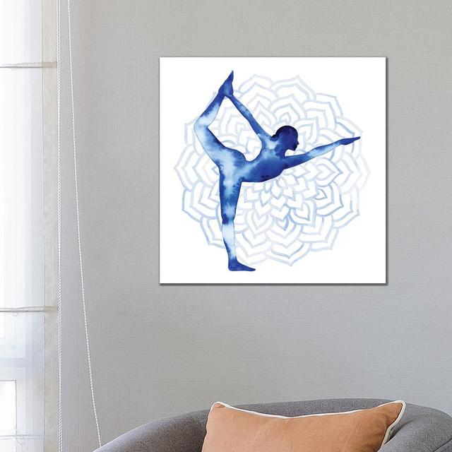 Yoga Flow I by Grace Popp - Wrapped Canvas Print Latitude Vive Size: 66.04cm H x 66.04cm W x 1.91cm D on Productcaster.