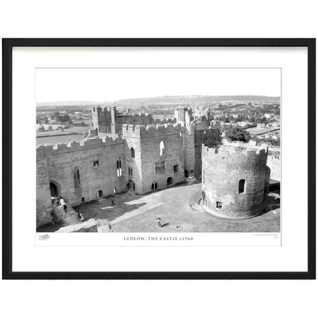 'Ludlow, the Castle C1960' - Picture Frame Photograph Print on Paper The Francis Frith Collection Size: 28cm H x 36cm W x 2.3cm D on Productcaster.