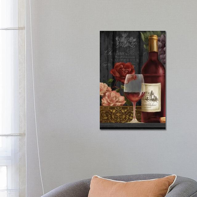 Chateau Wine I by Conrad Knutsen - Wrapped Canvas Gallery-Wrapped Canvas Giclée Ophelia & Co. Size: 66.04cm H x 45.72cm W x 3.81cm D on Productcaster.