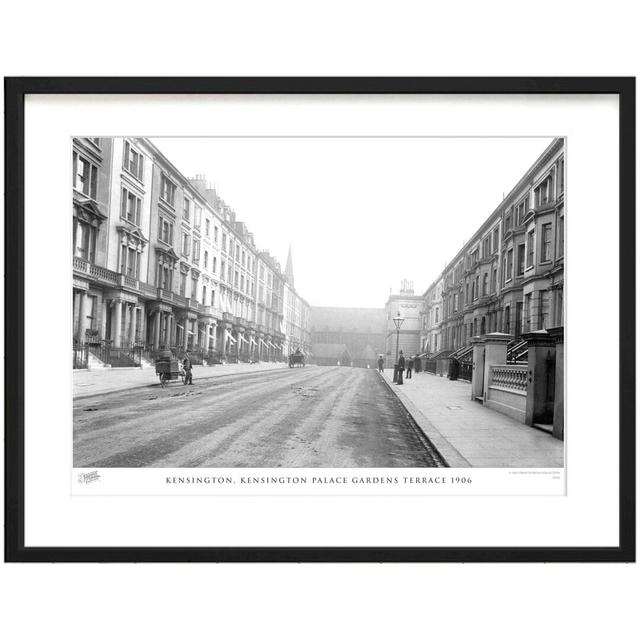 Kensington, Kensington Palace Gardens Terrace 1906 by Francis Frith - Single Picture Frame Print The Francis Frith Collection Size: 28cm H x 36cm W x on Productcaster.