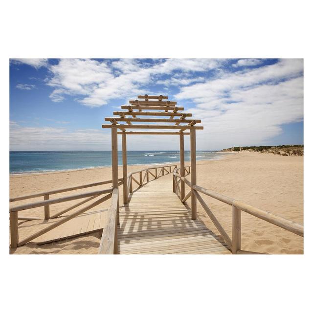 Beach Path to the Sea in Andalusia 2.9m x 4.32m Textured Matt Peel & Stick Wall Mural East Urban Home on Productcaster.