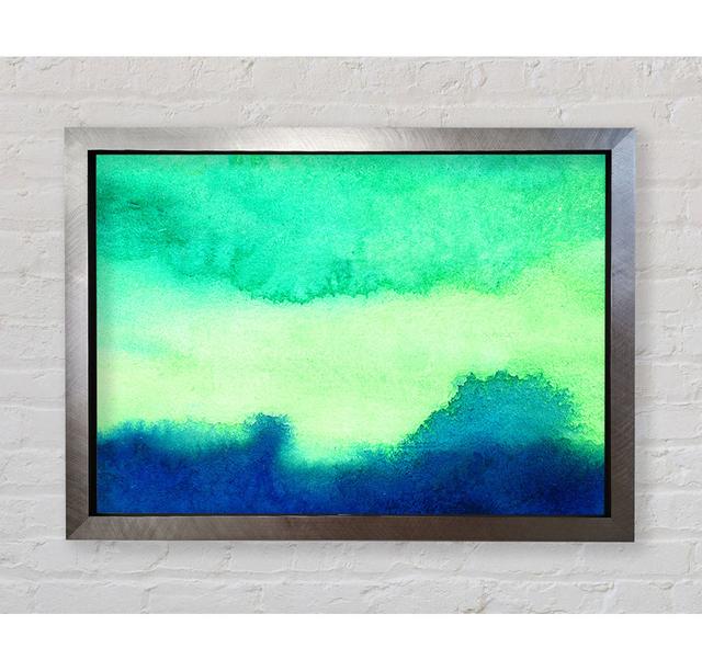 Ocean Depths Framed Print Ivy Bronx Format: Silver Framed Paper, Size: 59.7cm H x 84.1cm W x 3.4cm D on Productcaster.