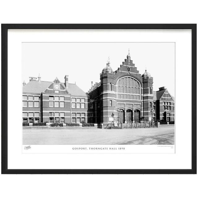 'Gosport, Thorngate Hall 1898' by Francis Frith - Picture Frame Photograph Print on Paper The Francis Frith Collection Size: 40cm H x 50cm W x 2.3cm D on Productcaster.