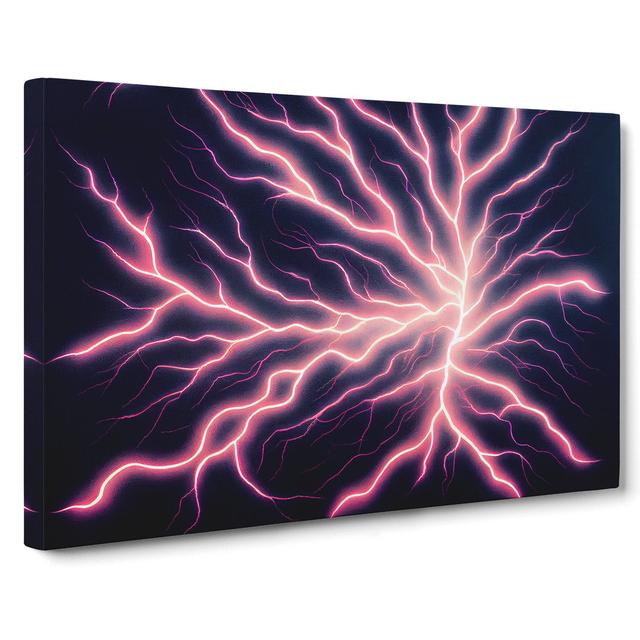 Enticing Lightning Bolts Vol.5 - Wrapped Canvas Graphic Art Metro Lane Size: 50cm H x 76cm W x 3cm D on Productcaster.