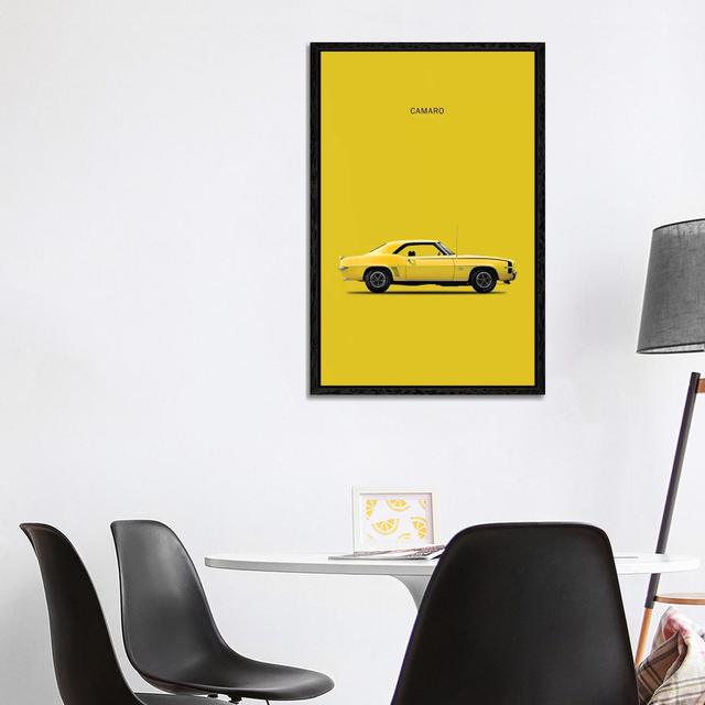 1969 Chevrolet Camaro by Mark Rogan - Gallery-Wrapped Canvas Giclée on Canvas iCanvas Format: Black Floater Framed, Size: 101.6cm H x 66.04cm W x 3.8c on Productcaster.