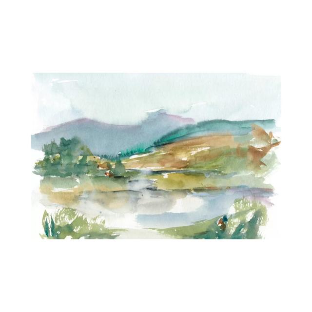 Impressionist Watercolor II by Ethan Harper - Wrapped Canvas Graphic Art ClassicLiving Size: 66.04cm H x 101.6cm W x 3.81cm D on Productcaster.