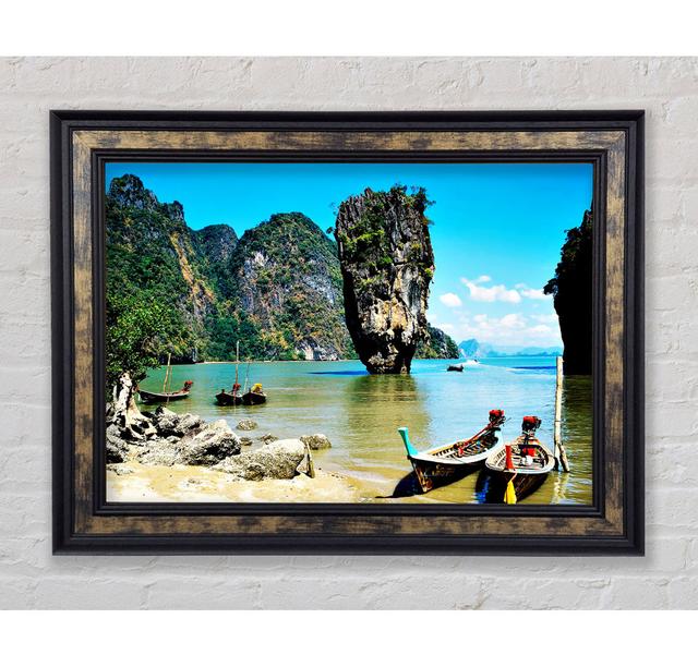 Paradise Cove Framed Print Bright Star Size: 42cm H x 59.7cm W on Productcaster.