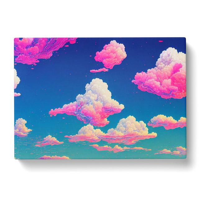 Colourful Clouds Vol.4 - Wrapped Canvas Print ClassicLiving Size: 40cm H x 60cm W x 3cm D on Productcaster.