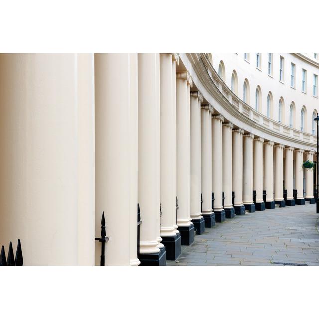 Park Crescent, London by VictorHuang - Wrapped Canvas Photograph Latitude Run Size: 51cm H x 76cm W on Productcaster.