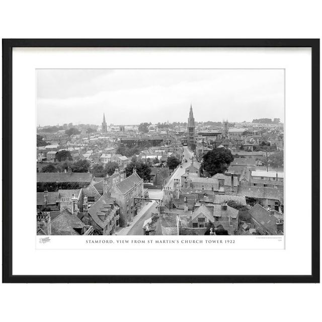 'Stamford, View from St Martin's Church Tower 1922' by Francis Frith - Picture Frame Photograph Print on Paper The Francis Frith Collection Size: 28cm on Productcaster.