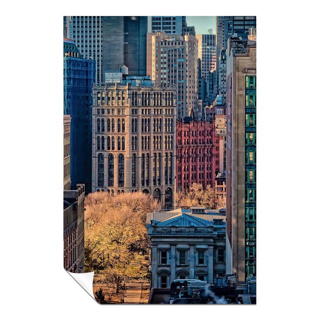 Panther Print Fine Art Prints Colors Of City Life Manhattan Buildings Artistic Unframed Poster, Pictures For Home Walls, Bedroom, Living Room & Bathro on Productcaster.