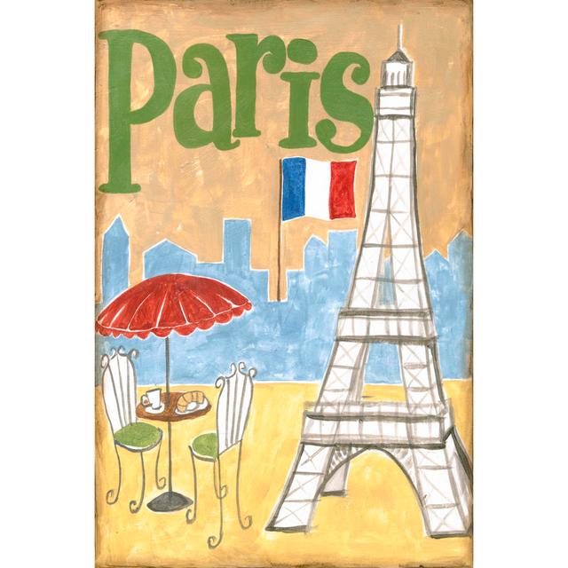 Paris by Megan Meagher - Wrapped Canvas Painting Rosalind Wheeler Size: 30cm H x 20cm W x 3.8cm D on Productcaster.