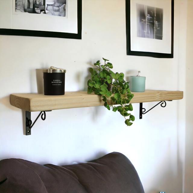 Aneisha Bracket Shelf Marlow Home Co. Size: 17cm H x 150cm W x 22.50cm D on Productcaster.