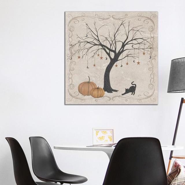 Vintage Halloween Collection A by Grace Popp - Wrapped Canvas Graphic Art The Seasonal Aisle Size: 93.98cm H x 93.98cm W x 1.91cm D on Productcaster.