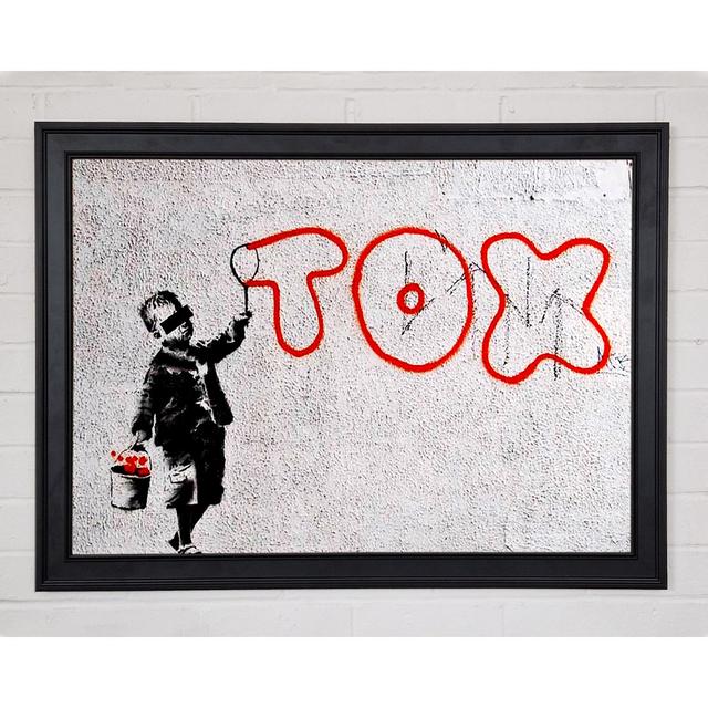 Toxic Framed Print Happy Larry Size: 21cm H x 29.7cm W x 1.5cm D on Productcaster.