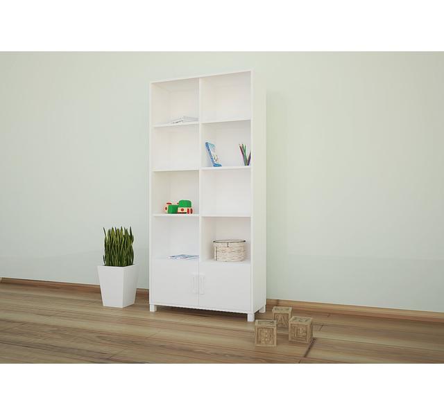 Godalming 177cm H X 88cm W Animals Kids Cube Isabelle & Max Colour: White on Productcaster.