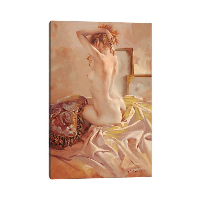 Nude by Maher Morcos - Wrapped Canvas Painting Rosdorf Park Size: 45.7cm H x 30.5cm W x 1.91cm D on Productcaster.