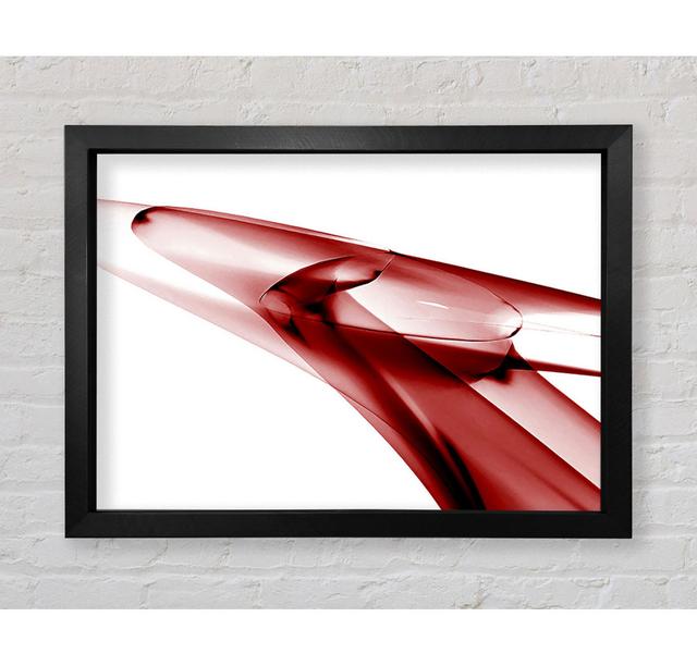 Red Ice - Single Picture Frame Art Prints Metro Lane Size: 42cm H x 59.7cm W on Productcaster.