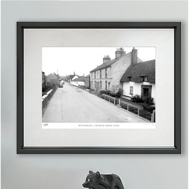 'Westoning, Church Road C1960' - Picture Frame Photograph Print on Paper The Francis Frith Collection Size: 28cm H X 36cm W x 2cm D on Productcaster.