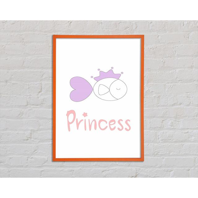 Avak Princess Fish - Single Picture Frame Art Prints Zoomie Kids Size: 84.1cm H x 59.7cm W x 2cm D on Productcaster.