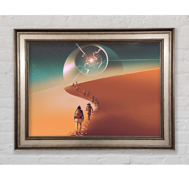 Walking To The Fallen Star - Print Bright Star Size: 100cm H x 141.4cm W x 8cm D on Productcaster.