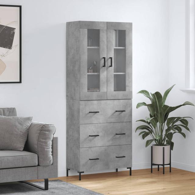 Highboard Dhital (Set of 2) ModernMoments Farbe: Betongrau on Productcaster.