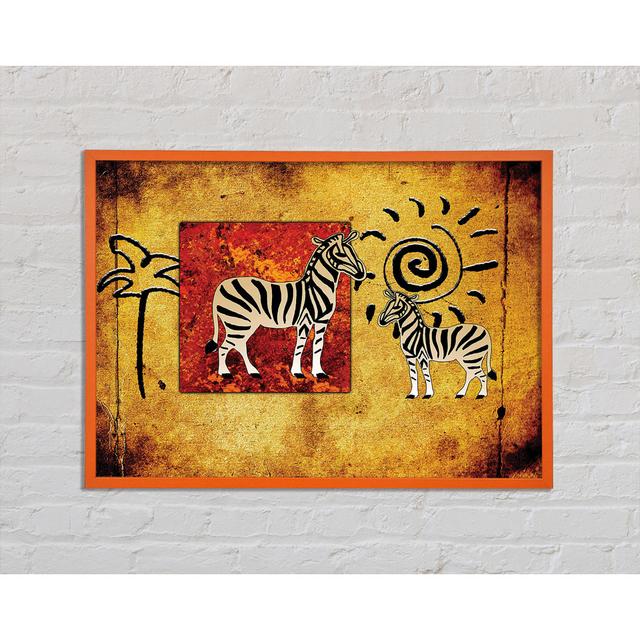 African Tribal Art 22 - Single Picture Frame Art Prints Bloomsbury Market Size: 42cm H x 59.7cm W x 2cm D on Productcaster.