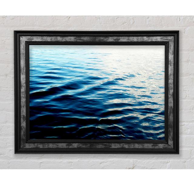 Just The Ocean Framed Print Highland Dunes Size: 59.7cm H x 84.1cm W on Productcaster.