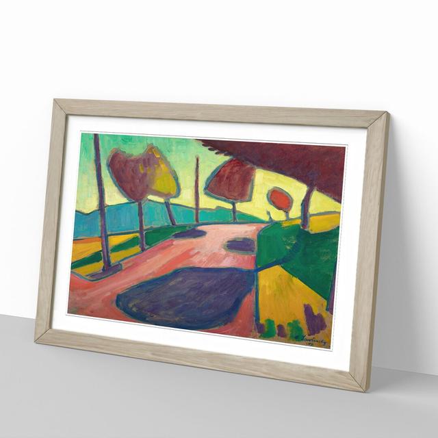 Murnauer Landscape by Alexej Von Jawlensky - Picture Frame Painting East Urban Home Size: 27cm H x 36cm W x 2cm D, Frame Option: Oak Framed on Productcaster.