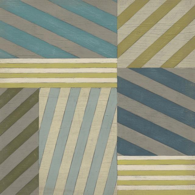 Nautical Stripes II by June Erica Vess - Wrapped Canvas Graphic Art Corrigan Studio Size: 122cm H x 122cm W on Productcaster.